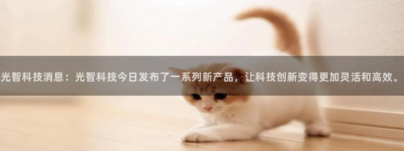 光智科技消息：光智科技今日发布了一系列新产品，让科技创新变得更加灵活和高效。